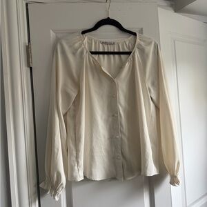 A&F Satin Style Blouse